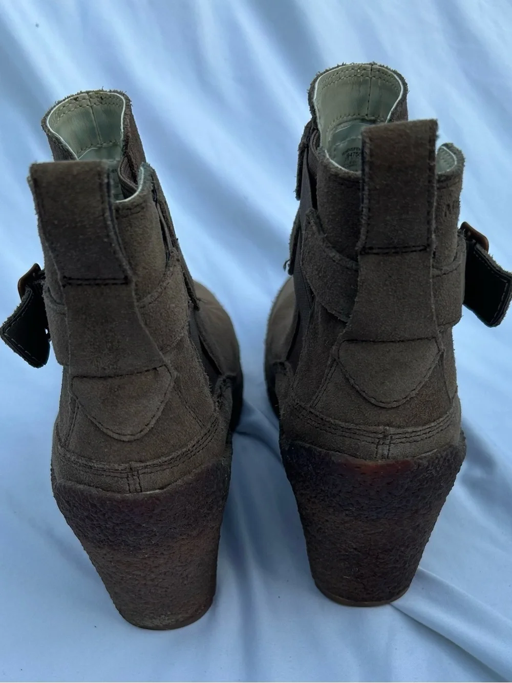 Merrell Fall Brown Suede Wedge Ankle Boots